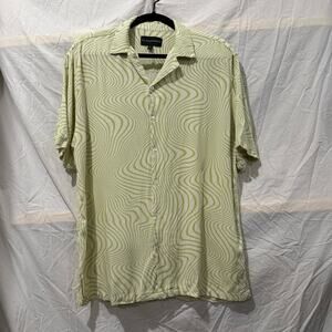 No Boundaries 70’s Style Groovy Retro Button-Down Men’s Size Large Vintage Y2K